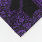 Lila Perser Fleecedecke (Ecke)