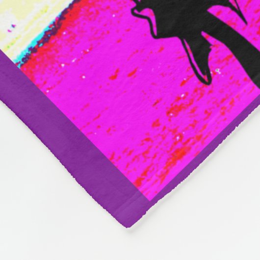 LILA PERSONALISIERT 16 & FABULOUS FLEECE BLANKET (Ecke)