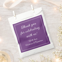 Lila Personalisiert Geschenktütchen