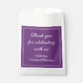 Lila Personalisiert Geschenktütchen (Vorderseite)