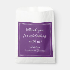 Lila Personalisiert Geschenktütchen