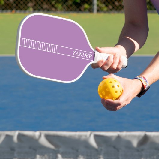 Lila Personalisiert Pickleball Schläger (InSitu)
