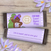Lila Personalisiert, Teddy Bear Candy Bar Wrapper Flyer