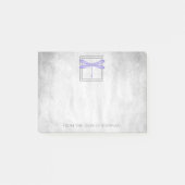 Lila Personalisierte Anmerkungen zur Libelle Post-it Klebezettel (Vorderseite)