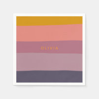 Lila Personalisierte Formen von erdigen Farbblöcke