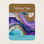 Lila Personalisierte Ohrring-Anzeigetafel (Vorderseite)