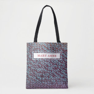 Lila Personalisierten Tasche