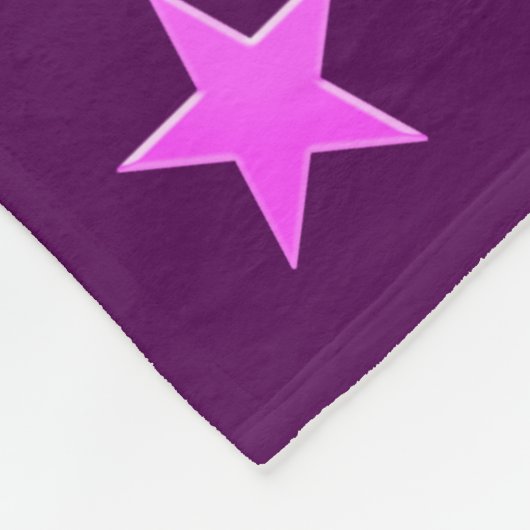 LILA PERSONALISIERTER GYMNASTICS-FLEECKEN FLEECEDECKE (Ecke)