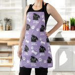 Lila Personalisiertes Foto Schürze<br><div class="desc">Zeigen Sie Ihre Liebe für Ihren Pelzbegleiter mit dem Design "Niedliche Liebe Pfoten Print Dog Lover Pet Foto" ab. Dieses personalisierte Produkt ermöglicht es Ihnen, Ihr Lieblings-Foto zu zeigen und so eine herzzerwärmende Hommage an Ihren geliebten Hund zu schaffen. Mit einem bezaubernden Pfotenmotiv und anpassbaren Optionen ist es das perfekte...</div>