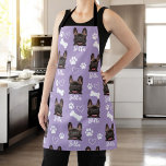 Lila Personalisiertes Foto Schürze<br><div class="desc">Zeigen Sie Ihre Liebe für Ihren Pelzbegleiter mit dem Design "Niedliche Liebe Pfoten Print Dog Lover Pet Foto" ab. Dieses personalisierte Produkt ermöglicht es Ihnen, Ihr Lieblings-Foto zu zeigen und so eine herzzerwärmende Hommage an Ihren geliebten Hund zu schaffen. Mit einem bezaubernden Pfotenmotiv und anpassbaren Optionen ist es das perfekte...</div>