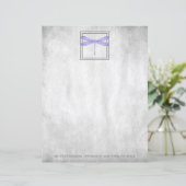 Lila Personalisiertes Libelle (Stehend Vorderseite)