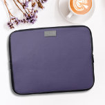 Lila Personalisiertes Notebook Laptopschutzhülle<br><div class="desc">Ein üppiges,  dunkel lila/ultra violettes Imitat Leder sieht Laptop-Ärmel mit Platz für Ihre Initialen. Alle Imitate und fabelhaft - keine lila Kreaturen wurden bei der Herstellung verletzt.</div>