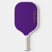 Lila Personalisiertes Pickleball Paddel Schläger (Vorderseite)