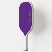 Lila Personalisiertes Pickleball Paddel Schläger (Links)