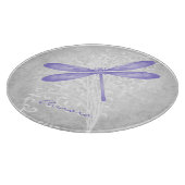 Lila Personalisiertes Schneidebrett (Ecke)