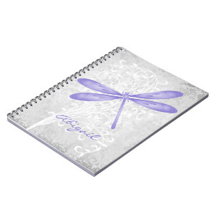 Lila Personalisiertes SpiralNotebook Notizblock