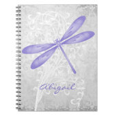 Lila Personalisiertes SpiralNotebook Notizblock (Vorderseite)