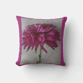 Lila Petal-Blume Kissen