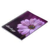 Lila Petal-Blume Notizblock (Linke Seite)