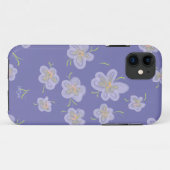 Lila Petalen Case-Mate iPhone Hülle (Rückseite (Horizontal))