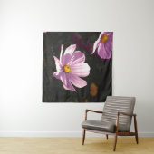 LILA PETALISIERTE BLUME WANDTEPPICH (Beispiel (Horizontal))
