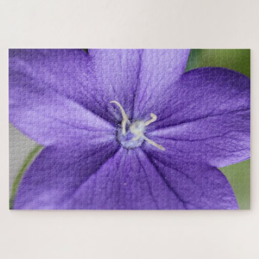 "Lila Petalpuzzle - Ruhe in jedem Stück" Puzzle (Horizontal)