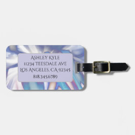 Lila Petals Gepäck Tag Gepäckanhänger