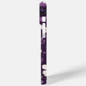 Lila Petals Muster Case-Mate iPhone Hülle (Rückseite / Links)