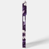 Lila Petals Muster Case-Mate iPhone Hülle (Rückseite / Rechts)