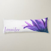 Lila Petals Personalisiert Kissen (Rückseite)