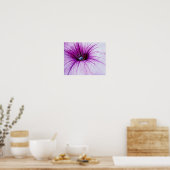 Lila Petunia Blume Fotokunst Poster (Küche)