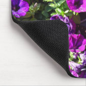 Lila Petunia Blume Mouse pad Mousepad (Ecke)