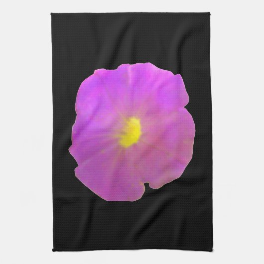 Lila Petunia Küchentuch (Vertikal)