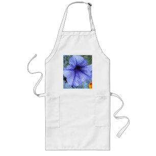 Lila Petunia Lange Schürze