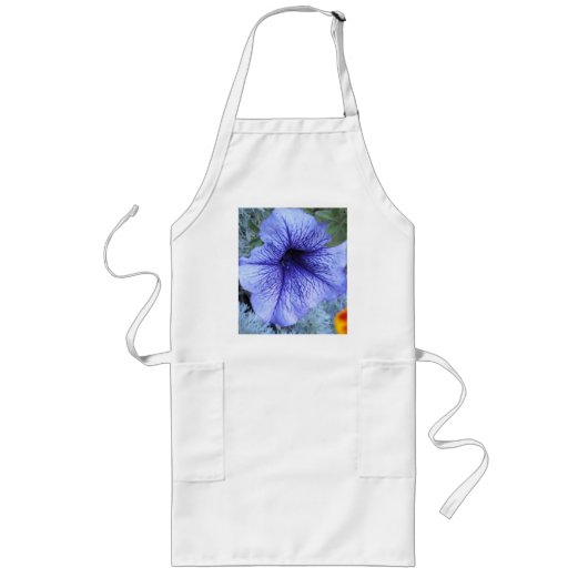 Lila Petunia Lange Schürze (Vorne)