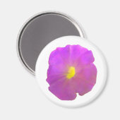 Lila Petunia Magnet (Vorderseite/Rückseite)