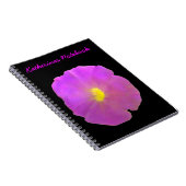 Lila Petunia-Notebook Notizblock (Rechte Seite)