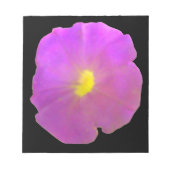 Lila Petunia Notepad Notizblock (Vorderseite)