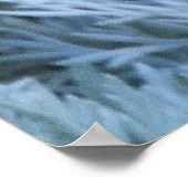 Lila Petunia Poster (Ecke)