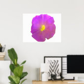 Lila Petunia Poster (Heimbüro)