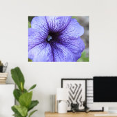 Lila Petunia Poster (Heimbüro)