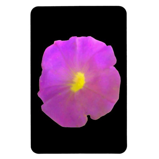 Lila Petunia Premium Magnet (Vertikal)