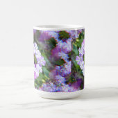 Lila Petunia und Blume 15 oz. Tasse (Mittel)