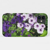 Lila Petunias iPhone 5 Fall Case-Mate iPhone Hülle (Rückseite (Horizontal))