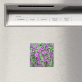 Lila Petunias Magnet (In Situ (Geschirrspüler))
