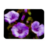 Lila Petunias Magnet (Horizontal)