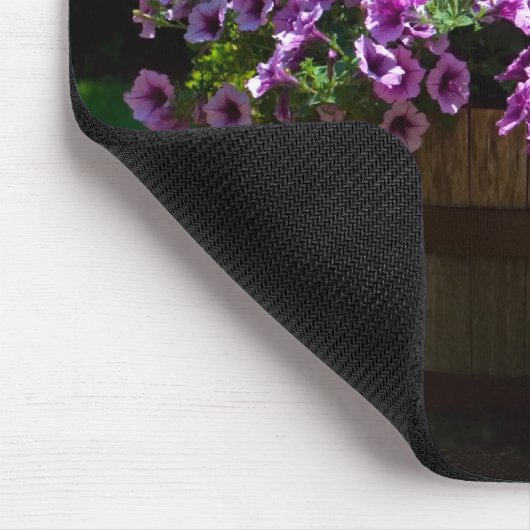 Lila Petunias Mousepad (Ecke)