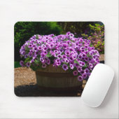 Lila Petunias Mousepad (Mit Mouse)