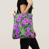 Lila Petunias Tote Bag Tasche (Von Nahem)