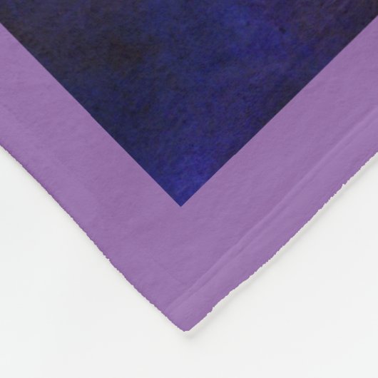 Lila Pfad Fleecedecke (Ecke)